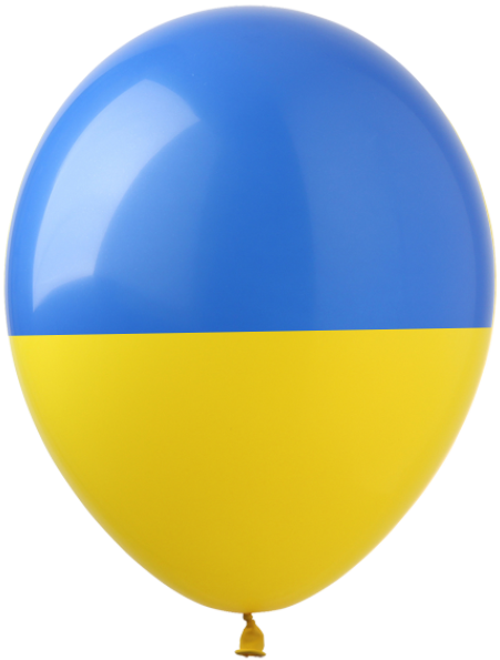 Воздушные шарики ТМ SHOW 12" (Желто-голубые – флаг Украины)