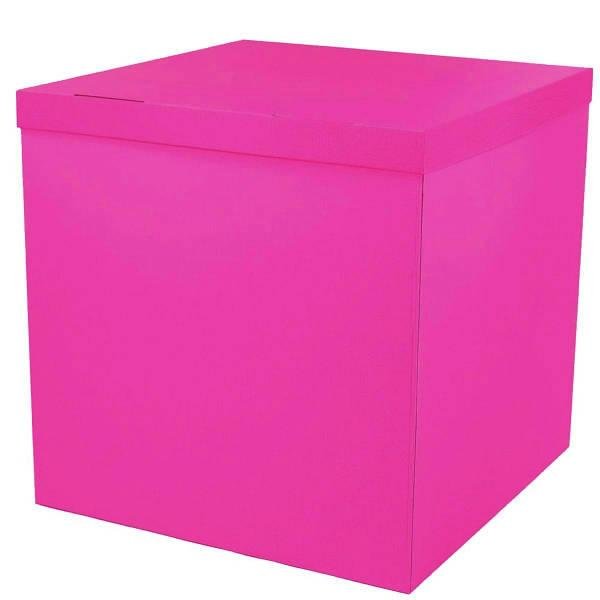 Коробка-сюрприз для шаров "Малина" (70х70х70)
