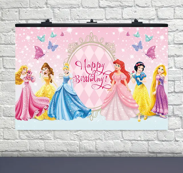Плакат на день народження Принцеси 75х120 см