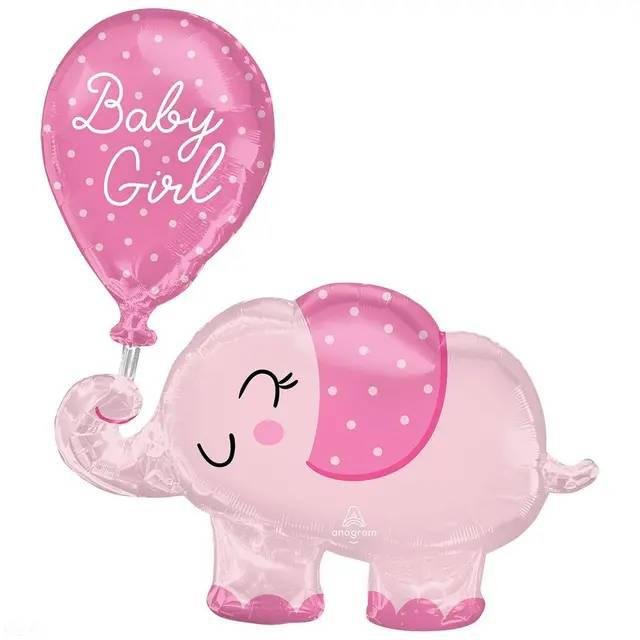Фольгированная фигура Слонёнок Baby Girl Anagram