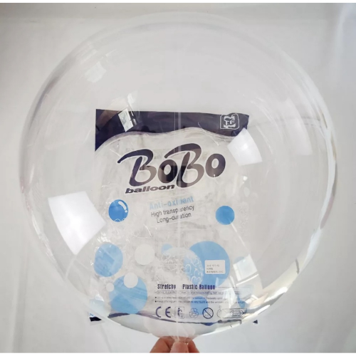 Куля Bubbles сфера 36" прозора (синє пакування)
