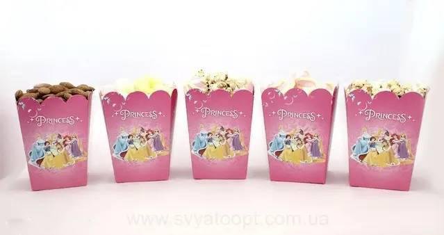 Коробочки для солодощів Принцеси (5шт/уп)
