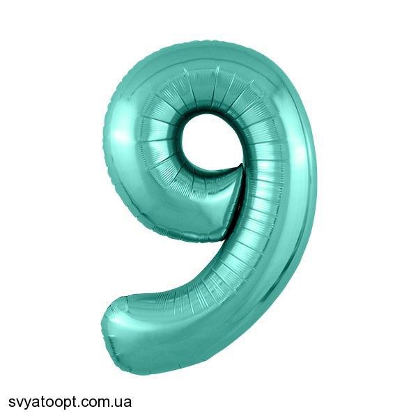 Фольга Slim бискайский зеленый цифра 9 (Агура 40")