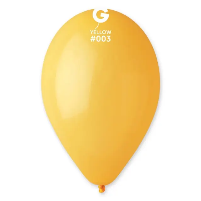 Шары Gemar 12" G110/03 (Желтый) (100 шт)