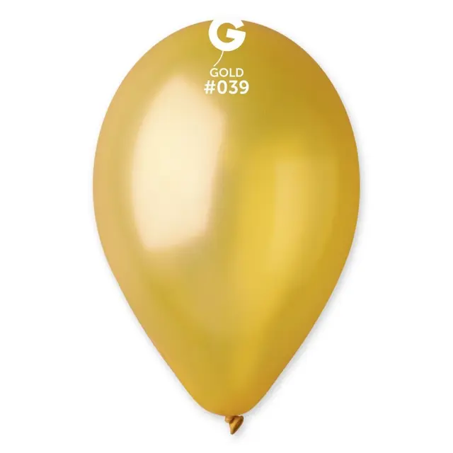 Шары Gemar 10" G90/39 (Металлик золотой) (100 шт)