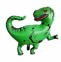 Фольгированная фигура Динозавр зеленый (Китай) (в инд. упаковке)