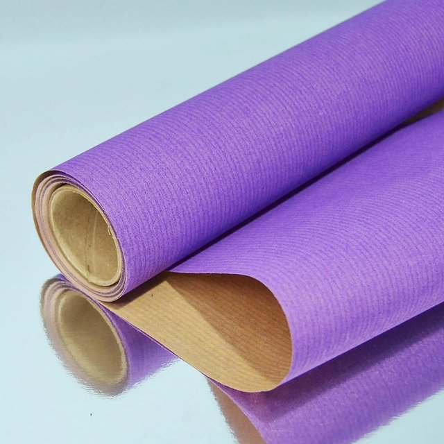 Бумага флористический крафт двусторонний Фиолетовый