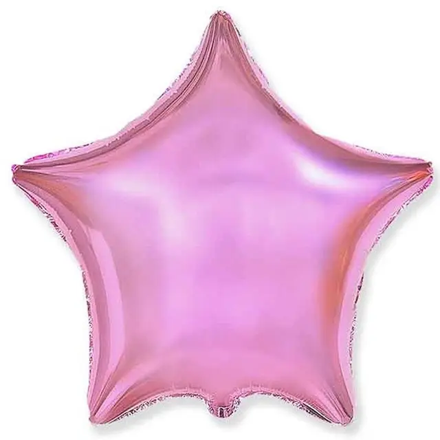 Фольга Flexmetal Звезда 18" розовая металлик