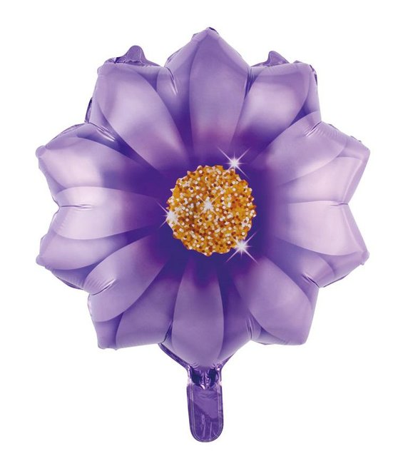 Фольгированная фигура "Голова цветка Фиолетовая"