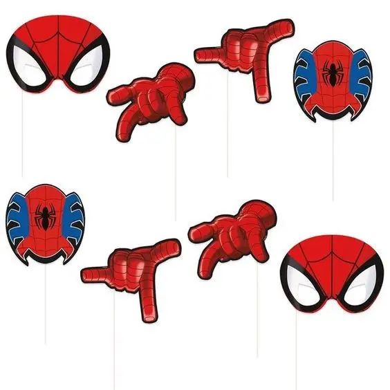 Набор для фотосессии "Человек паук" (8 предметов)