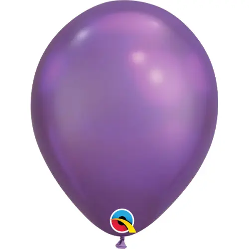 Воздушные шарики Qualatex Хром 7" (18 см) Фиолетовый (Purple)