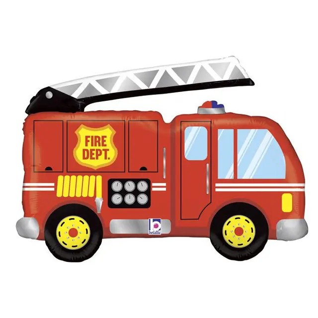 Фольгированная фигура большая Пожарная Автомобиль (Grabo)