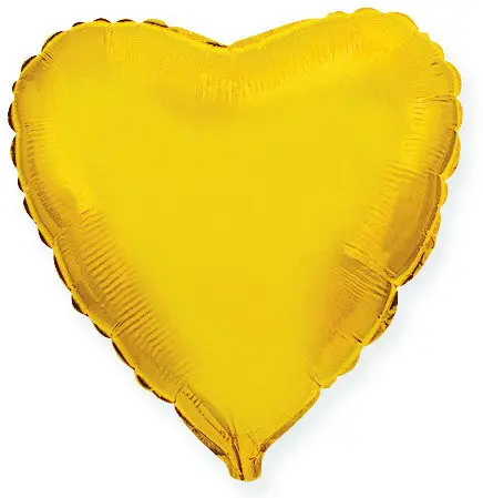 Фольга Flexmetal сердце 32" металлик Золото