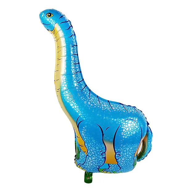 Фольгированная фигура Динозавр 7 (Голубой) (Китай) (в инд. упаковке)