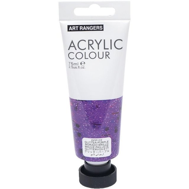 Краска акриловая "Art Ranger" Acrylic 122 "Glitter purple" 75мл