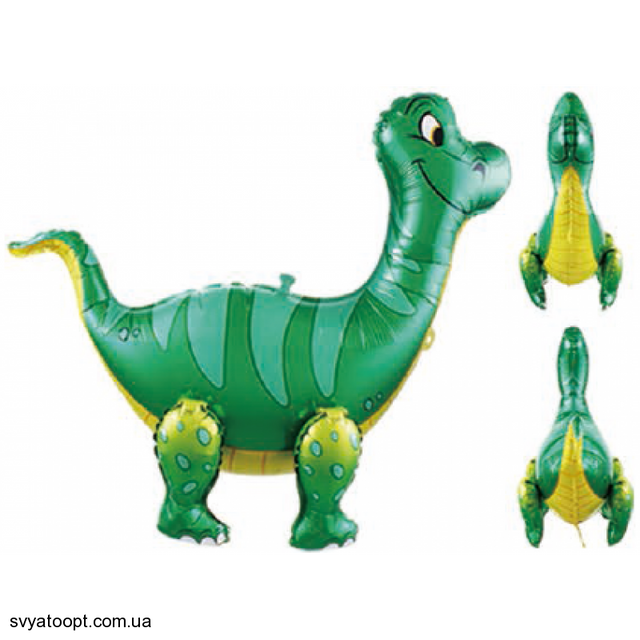 Фольгированная фигура Динозавр Green (Китай) (в инд. упаковке)