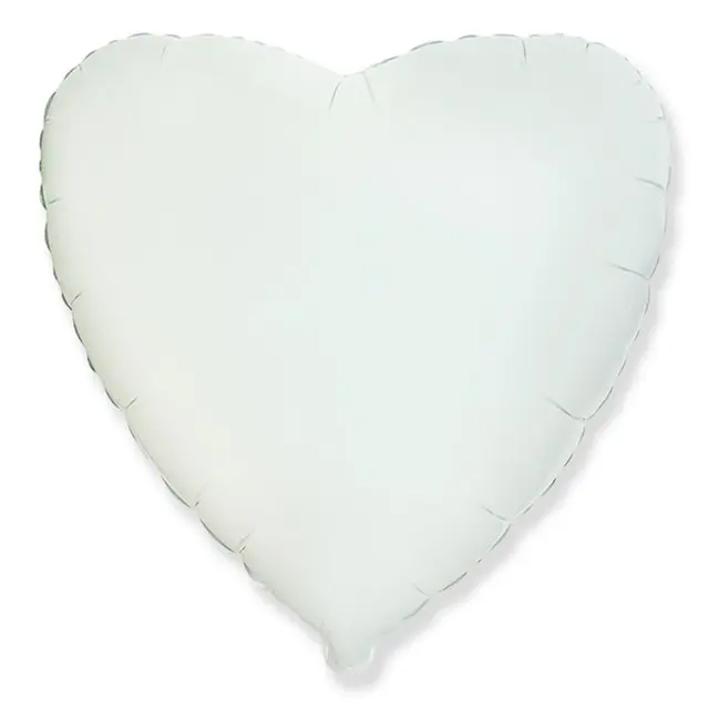 Фольга Flexmetal сердце 18" Белое