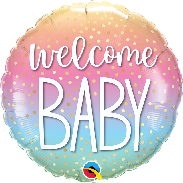 Фольга Welcome Baby конфетти Qualatex