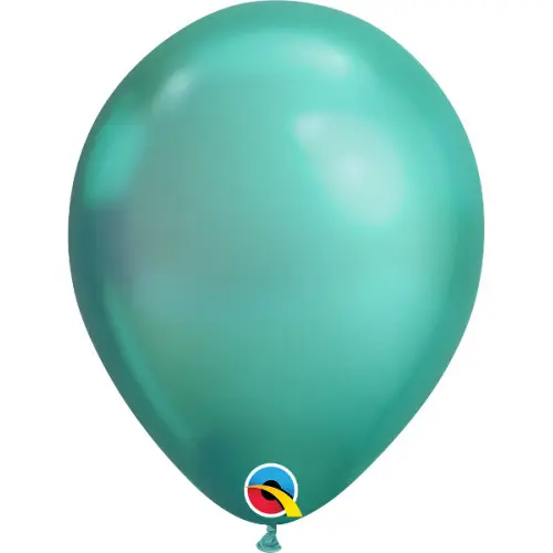 Воздушные шарики Qualatex Хром 11" (28 см) (Green) зеленый