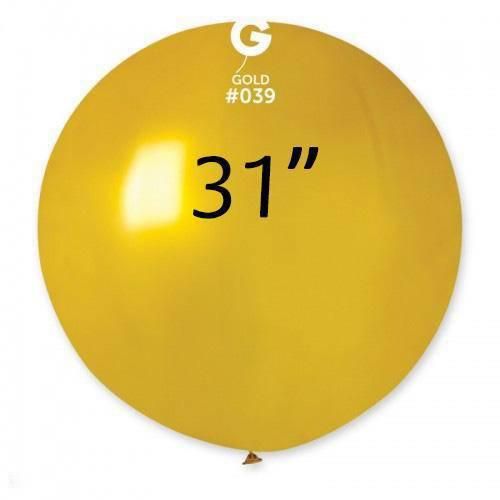 Куля-сюрприз Gemar 31" G220/39 (Металік золотий) (1 шт)