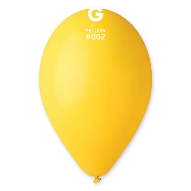 Шары Gemar 10" G90/02 (Желтый) (100 шт)